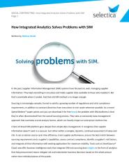 How Integrated Analytics Solves Problems with SIM.pdf