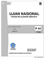 Ujian Nasional SMP 2009-2010 (B).pdf