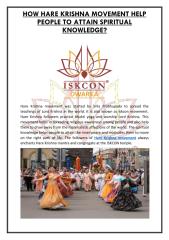 How Hare Krishna Movement Help People to Attain Spiritual Knowledge.pdf