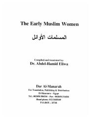 The Early Muslim Women.pdf