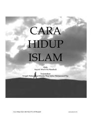 Cara Hidup Islam - Abul A'la  Al-Maududi.pdf